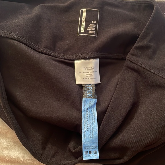 Mondetta polyester/spandex capri leggings - Picture 4 of 4